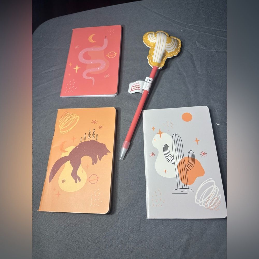 4 pc New Cactus Pen & Journal Set NWT